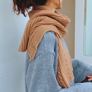 Khăn Choàng Cổ Bằng Len Màu Sắc Thời Trang Dành Cho Nữ