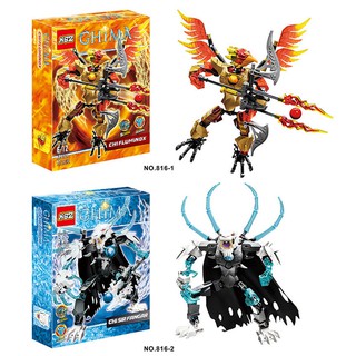 Lắp ráp KSZ 816 Chima chiền binh khổng lồ (Lego Legends of Chima 70211 Chi Fluminox)