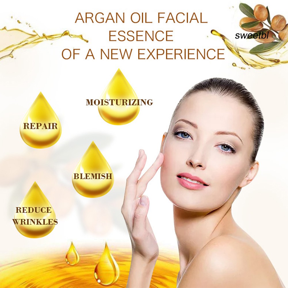 (Hàng Mới Về) Serum Dầu Argan 80g Dưỡng Ẩm Chống Nếp Nhăn Giảm Nhược Điểm Trên Da Mặt