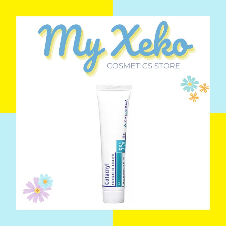 Kem dưỡng da mụn Gel Cutacnyl 5% - 10% Pháp giảm mụn trứng cá, mụn viêm [My Xeko]