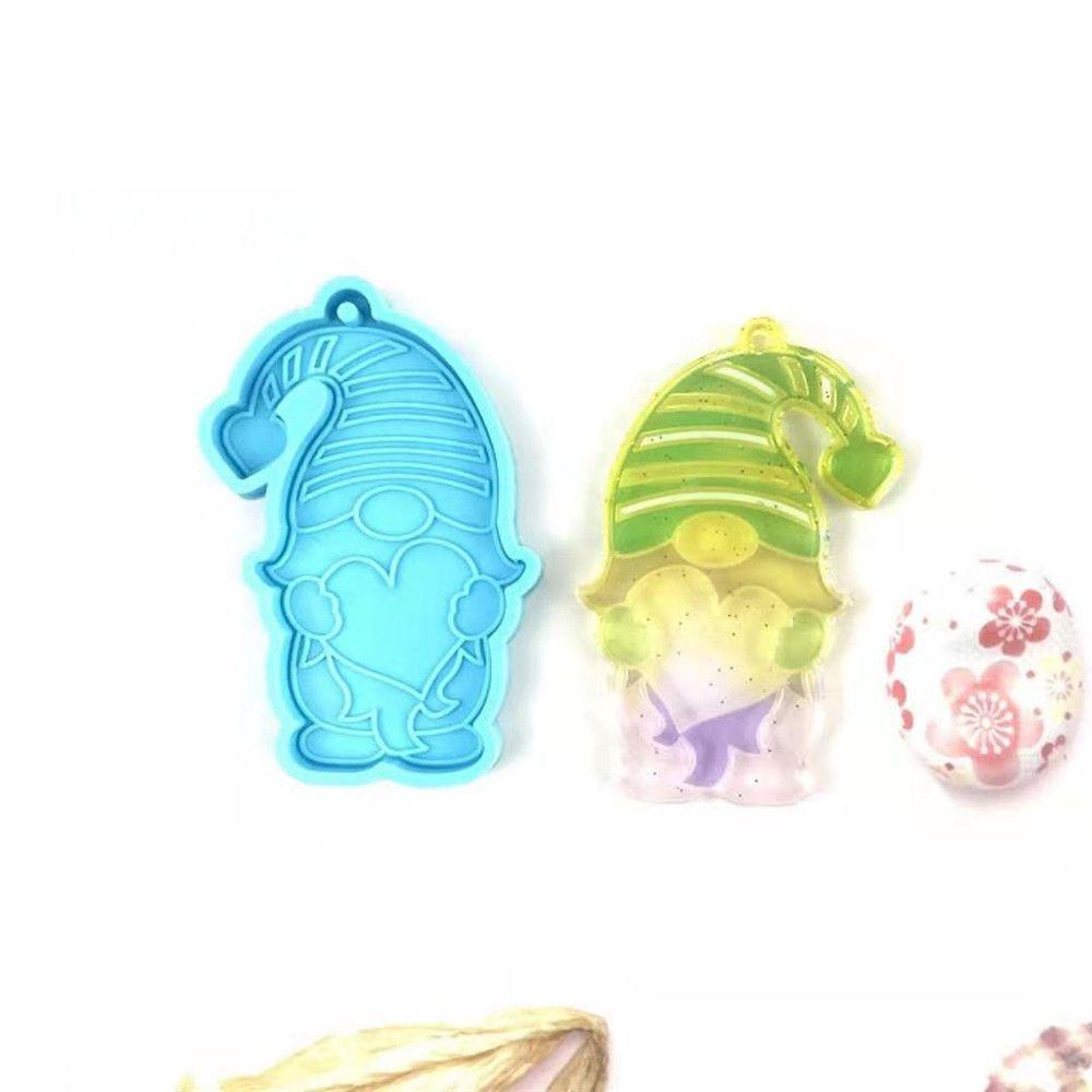 Khuôn Đất Sét Resin Làm Trang Sức Thủ Công Hình Búp Bê Vô Diện