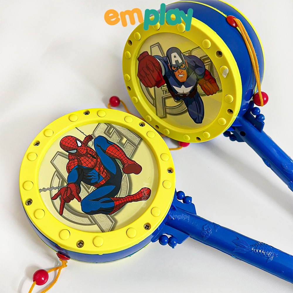 Đồ chơi trống lắc cao cấp Emplay cho bé vui chơi thỏa thích, đồ chơi giáo dục chất liệu nhựa ABS an toàn