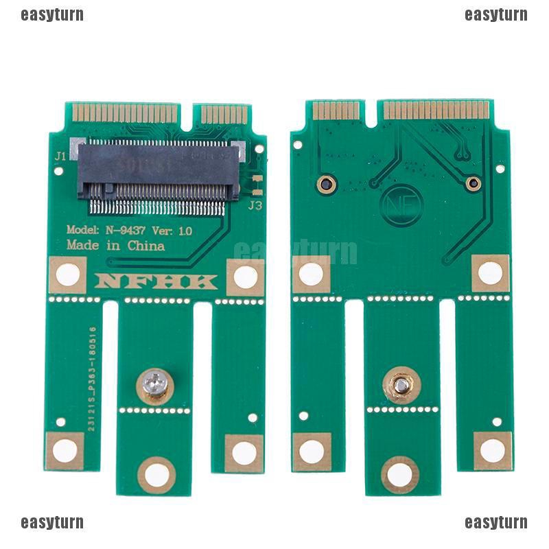 🌸ĐẦY ĐỦ 🌸 A+E key A key M.2 NGFF wireless module to MINI PCIE adapter for wireless card