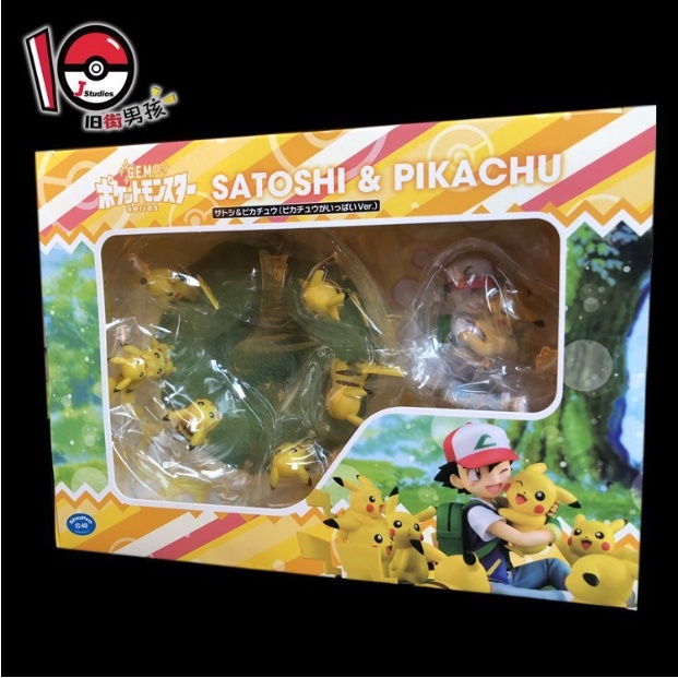 Mô Hình Pokemon, Satoshi và Pikachu, Bộ Mô Hình Cao Cấp Dành Cho Bé, Bộ Sưu Tập Hoạt Hình, Quà Tặng Cho Trẻ