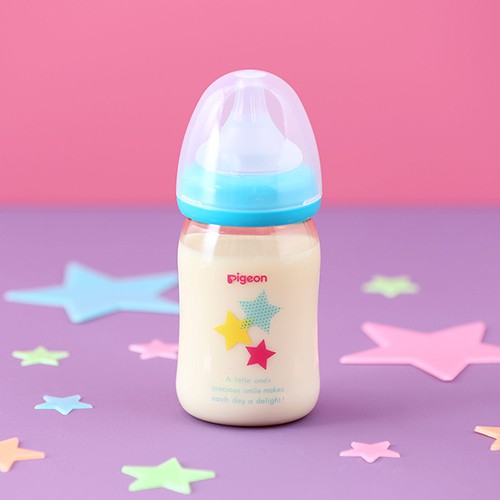 Bình sữa Pigeon nội địa Nhật CAM KẾT CHÍNH HÃNG Bình sữa nhựa PPSU cổ rộng bình thần thánh 160ml 240ml