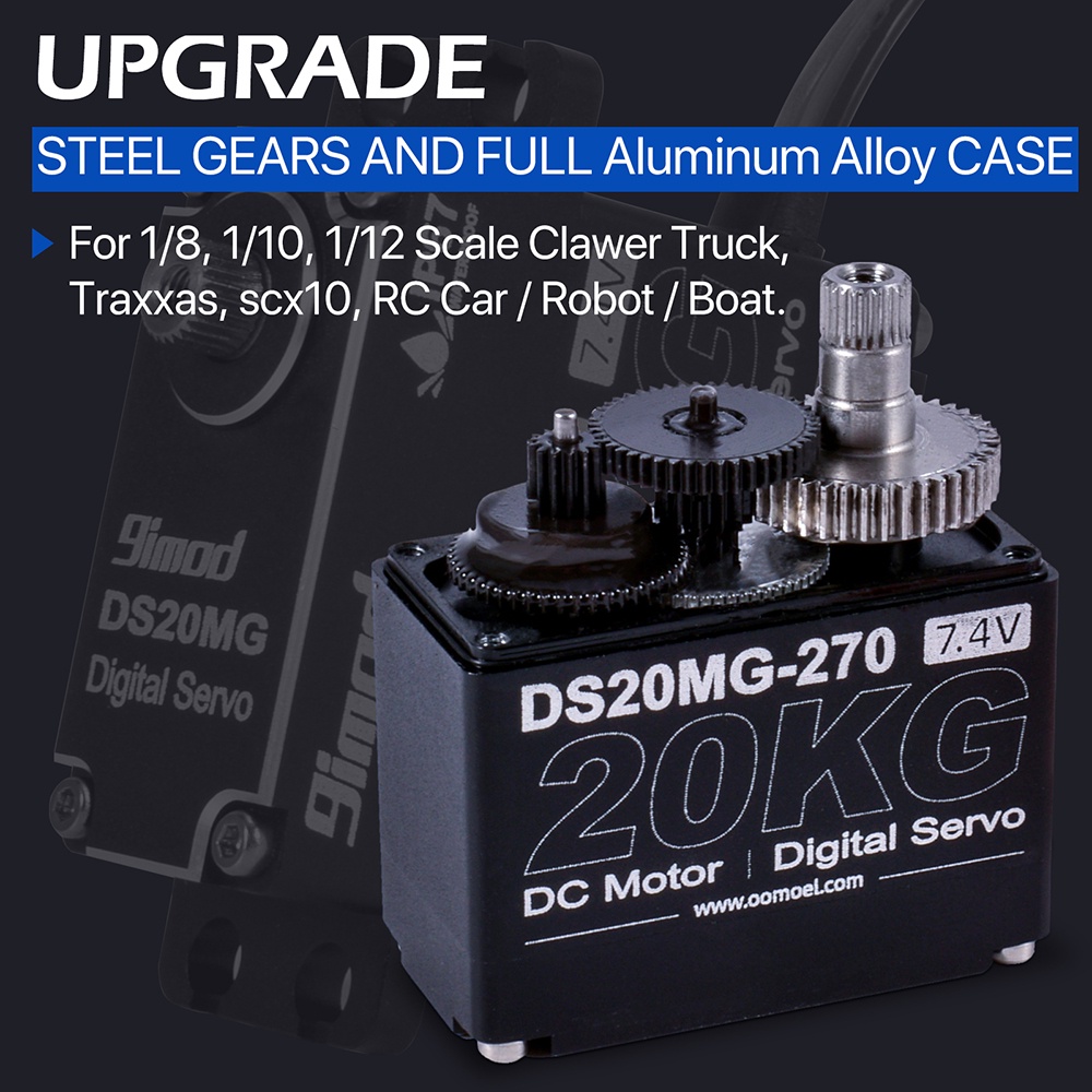 Xe Hơi Đồ Chơi Điều Khiển Từ Xa 9imod servo 35kg 25kg 20kg 15kg Tỉ Lệ 1 / 8 1 / 10