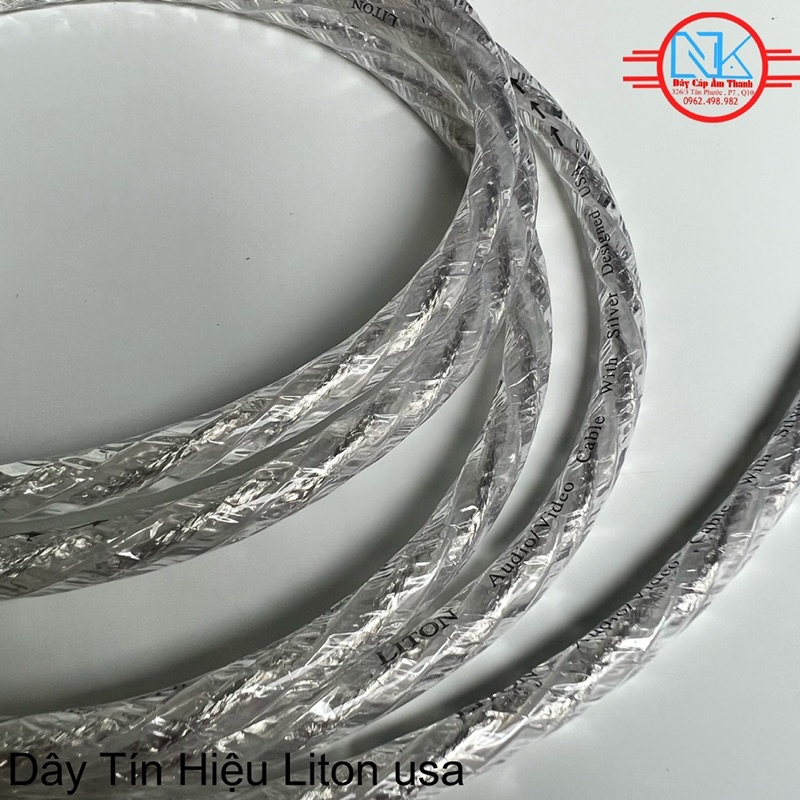 Dây tín hiệu Liton USA lõi mạ bạc bán theo m