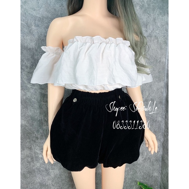 [ Mã 430] Áo kiểu trễ vai (Ảnh chụp thật)