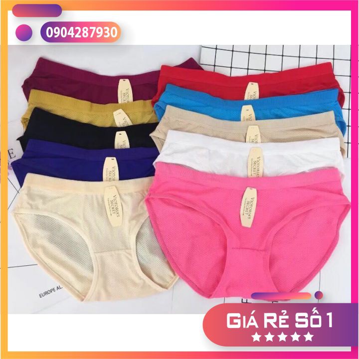 Quân lót nữ  - COMBO 5 quân lót nữ chất liệu thun cotton mềm mịn , ôm sát cơ thể , thoải mái dễ chịu - Vạn Xuân shop