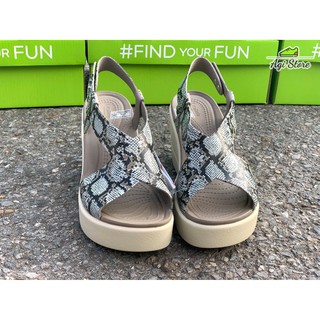 SANDAL C.R.O.C.S BROOKLYN HIGH WEDGE
