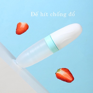Bình thìa ăn dặm cho bé silicon Ckbebe