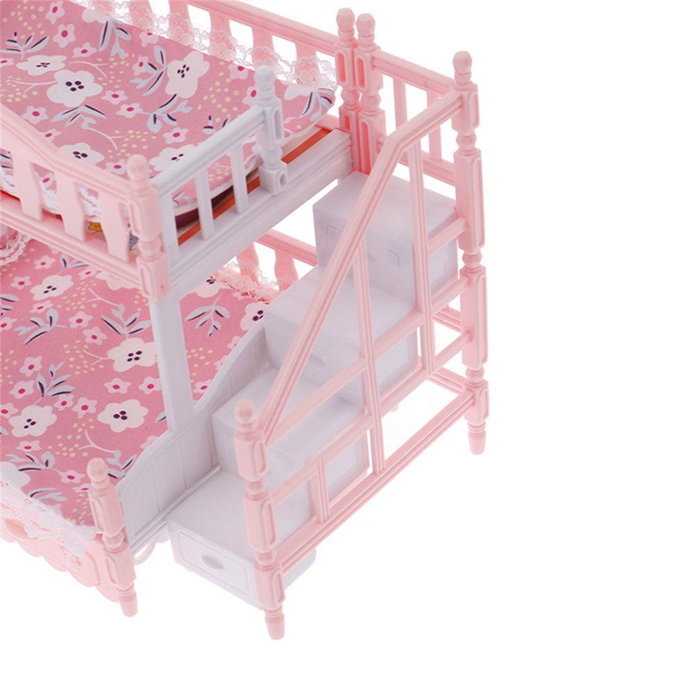 Mô Hình Giường Đôi Trang Trí Nhà Búp Bê Tỉ Lệ 1: 12