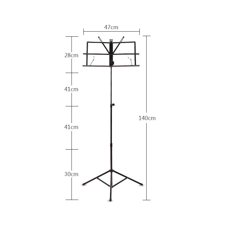 GIÁ NHẠC 3 CHÂN BẰNG THÉP - ĐỂ SHEET NHẠC