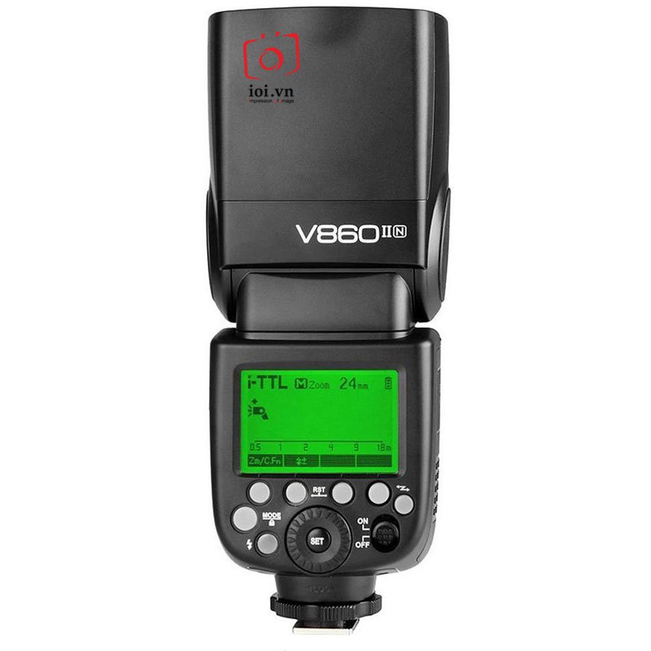 ĐÈN FLASH CHO MÁY ẢNH DSLR -GODOX V860II for NIKON, CANON, FUJI,SONY