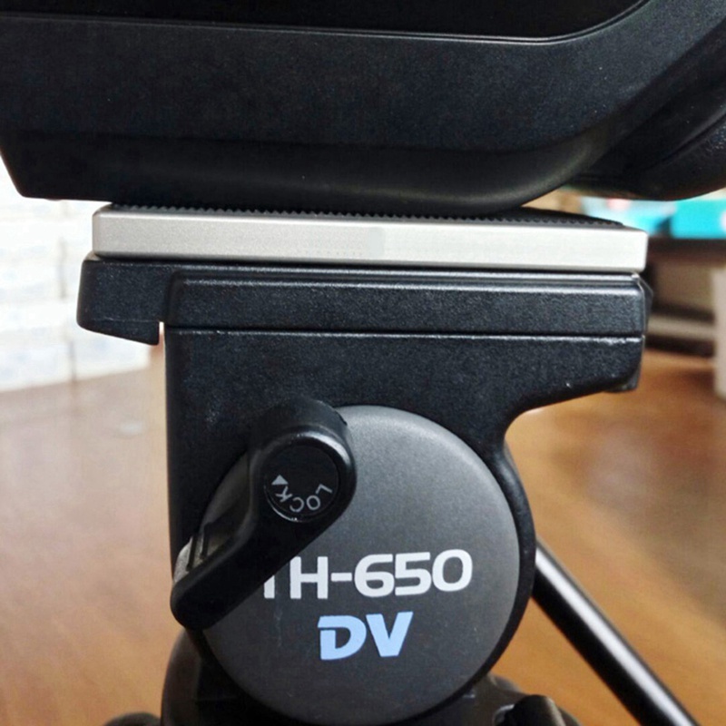 Đĩa Gắn Tháo Lắp Nhanh Màu Đen Cho Giá Đỡ Ba Chân Máy Ảnh Libec TH-650DV 1 / 4 Inch