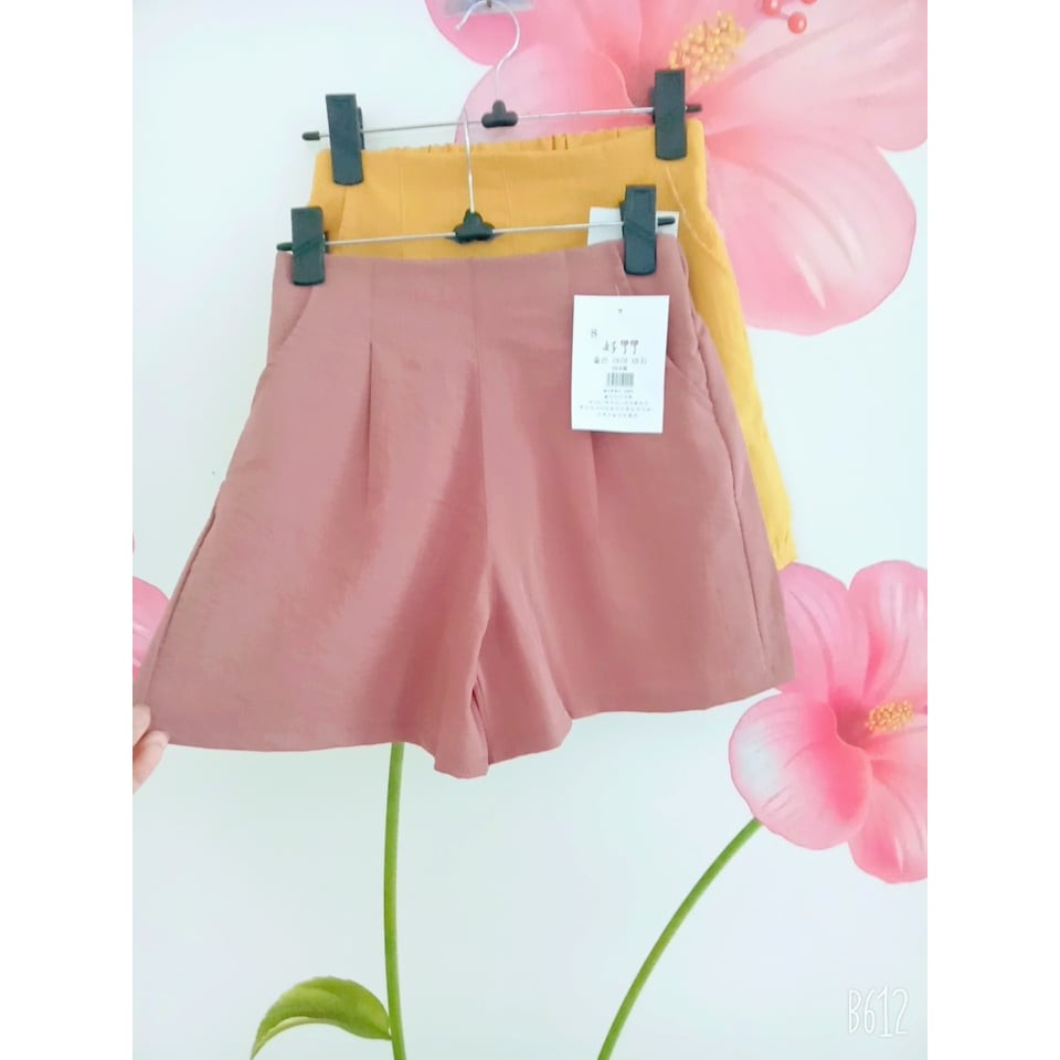 Quần nữ - Quần sooc đũi xước Hàn cạp cao nhiều màu QN02 | BigBuy360 - bigbuy360.vn