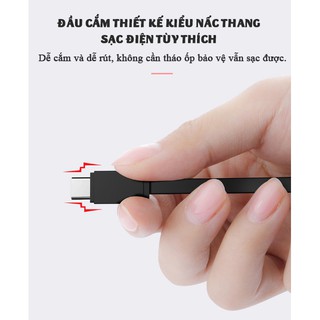Cáp USB Type C sạc nhanh CAFELE loại cuộn rút