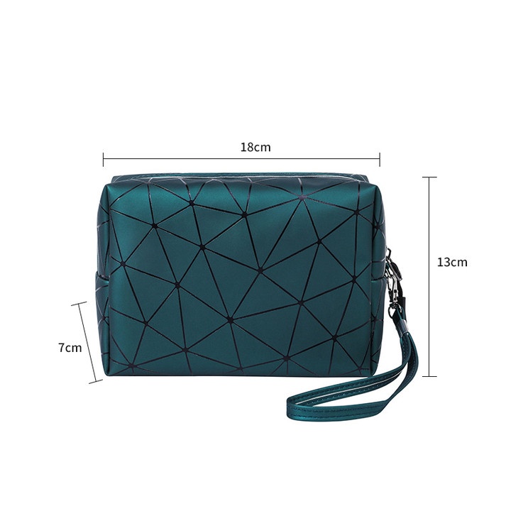 Túi đựng mỹ phẩm mini bằng da PU chống thấm nước cho nữ