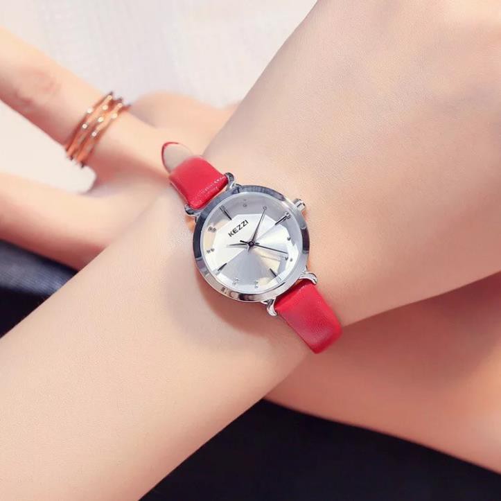 Đồng hồ nữ Kezzi 1651 hàng chính hãng dây da nhỏ xinh mini [HÀNG XỊN] | BigBuy360 - bigbuy360.vn