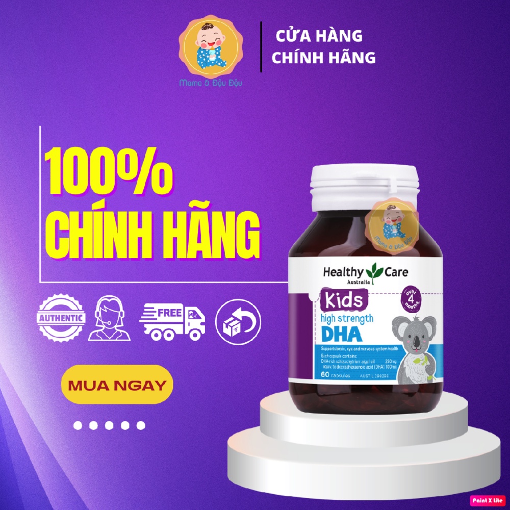 [CHÍNH HÃNG][ÚC] DHA VIÊN VỊ CHANH THƠM NGON CHO TRẺ THÔNG MINH, LANH LỢI, TINH MẮT