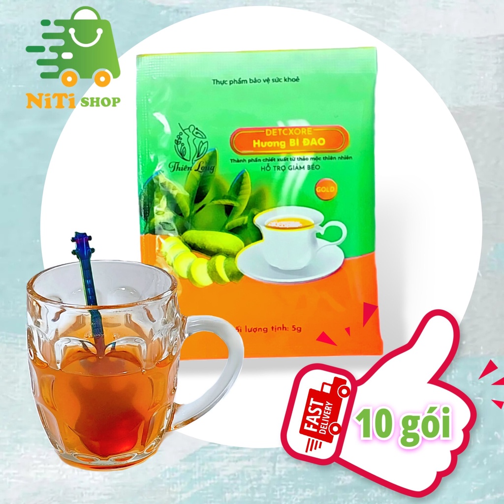 Trà giảm cân bí đao detox NiTishop bí đao giảm cân nhanh Thiên Long