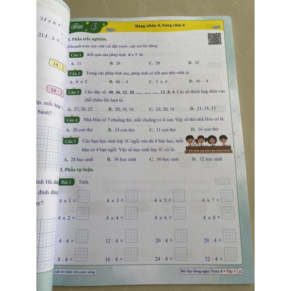Sách - Bài Tập Hằng Ngày Toán 3 Và Tiếng Việt 3 - Tập 1 - Kết Nối Tri Thức