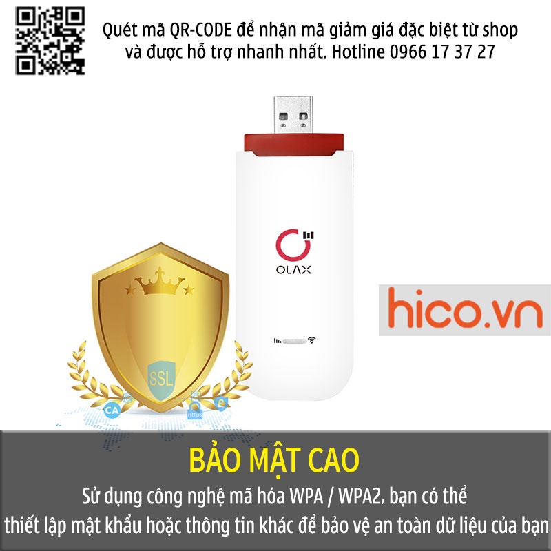 Usb phát wifi từ sim 4G Olax U90  Olax U80 Elite đa mạng tốc độ 150Mb, usb phát wifi 4g kết nối 10 thiết bị cùng lúc