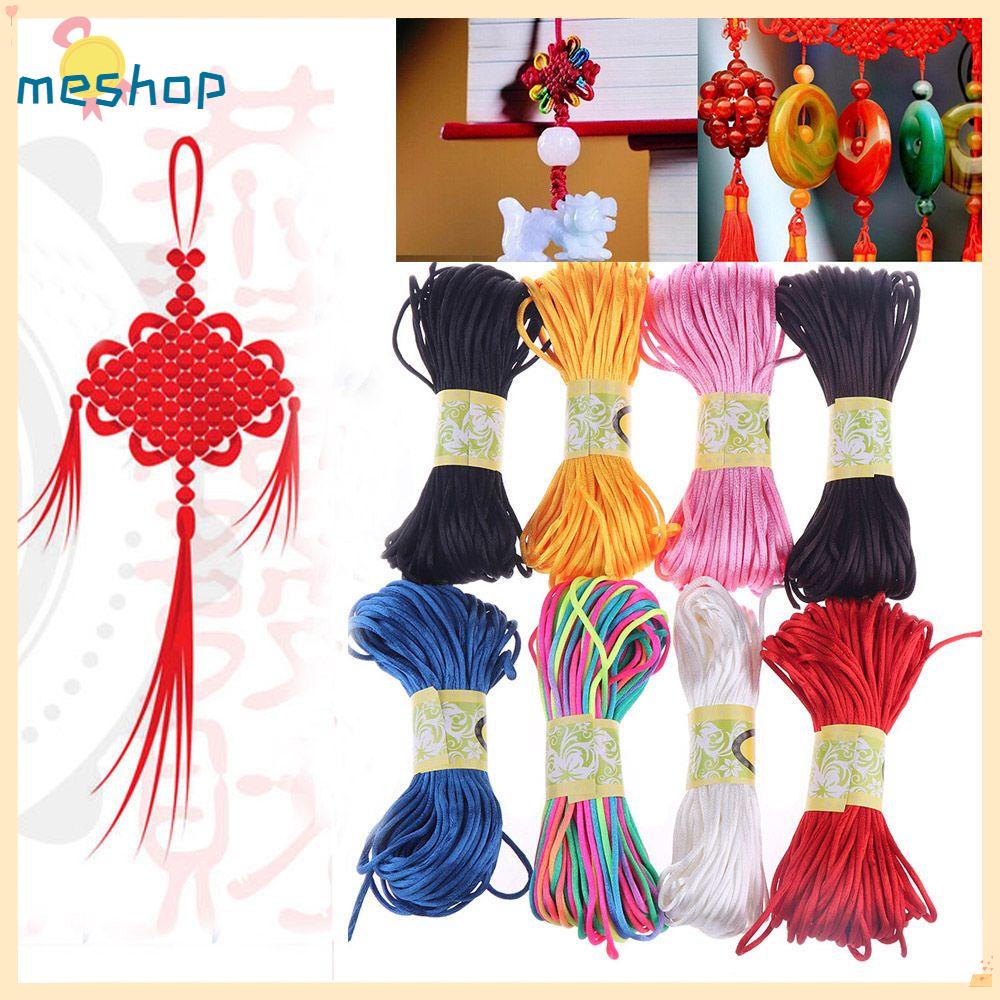 Cuộn Dây Sa Tanh Mềm Mại Dài 2mm 20m Dùng Làm Đồ Trang Sức