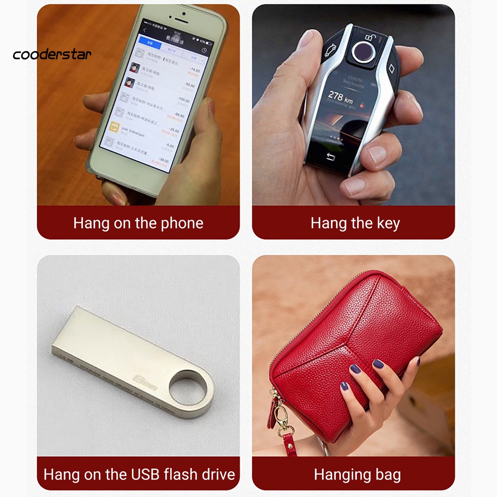 Móc khóa dạng vòng nhẫn bằng đá mã não tự nhiên chống bẩn cho điện thoại