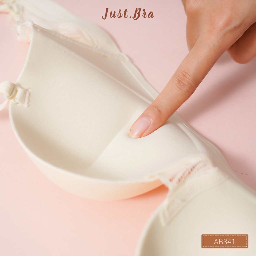 Áo ngực không gọng Just Bra cup ngang mút vừa nâng ngực xinh xắn AB341