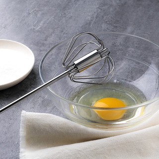 [SALE OFF ] Cây đánh trứng inox 430 cao cấp trục lò xo trợ lực tự xoay thông minh kích thước 30cm x7cm