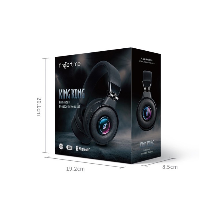 (Bom tấn) Tai nghe Bluetooth 5.0 KingKong đèn Led đổi mầu nghe nhạc tới 20 tiếng | BigBuy360 - bigbuy360.vn