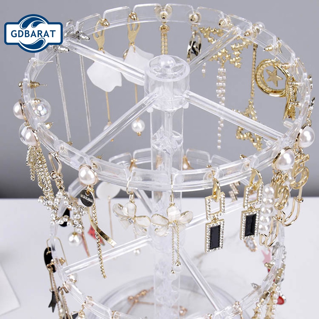 Giá đỡ trưng bày trang sức có thể xoay tiện dụng