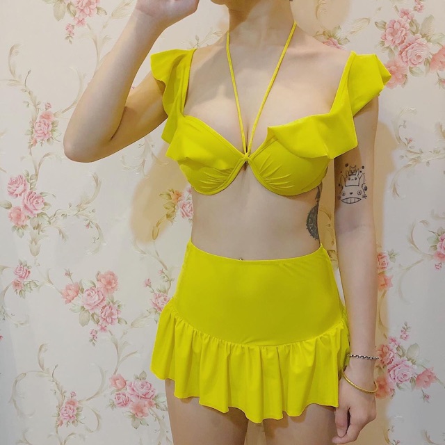 Set bikini, đồ bơi 2 mảnh quần váy