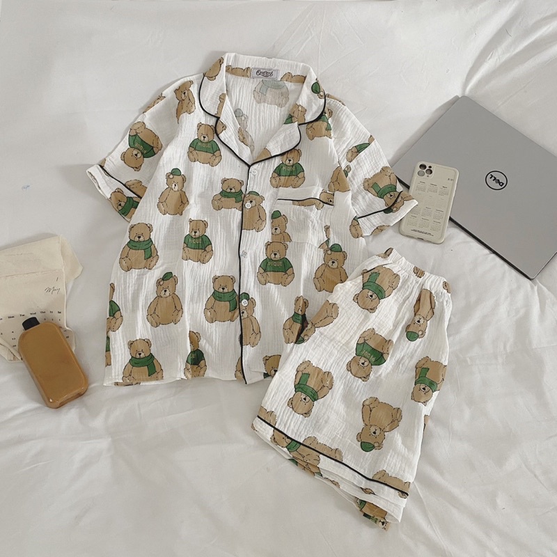Bộ đồ pijama chất xôp nhiều màu siêu xinh