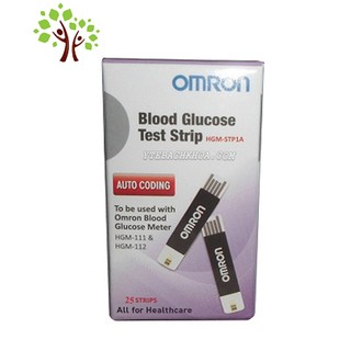 QUE THỬ ĐƯỜNG HUYẾT OMRON (25 QUE)
