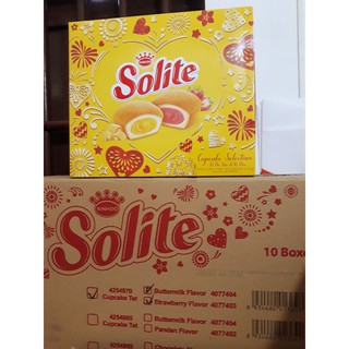 Bánh bông lan Solite Bơ sữa và Dâu 324g