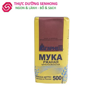 Bột mì đen Organic Myka (500gr) Bột lúa mạch đen hữu cơ nhập khẩu Nga