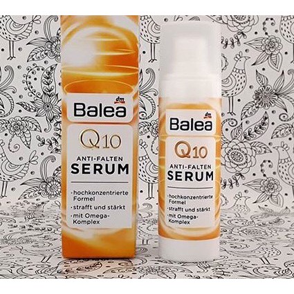 Serum Balea Q10 Anti Falten giảm mờ nếp nhăn, 30ml