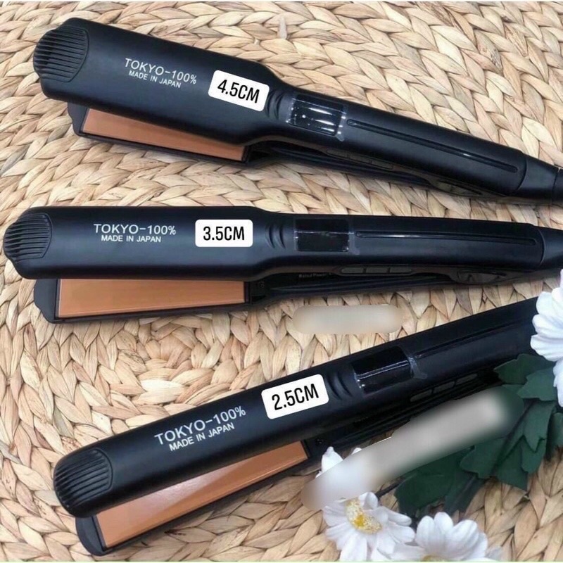 Máy là duỗi Tokyo 100% bản sứ Ceramic cao cấp chuẩn salon là mượt bóng không rít tóc