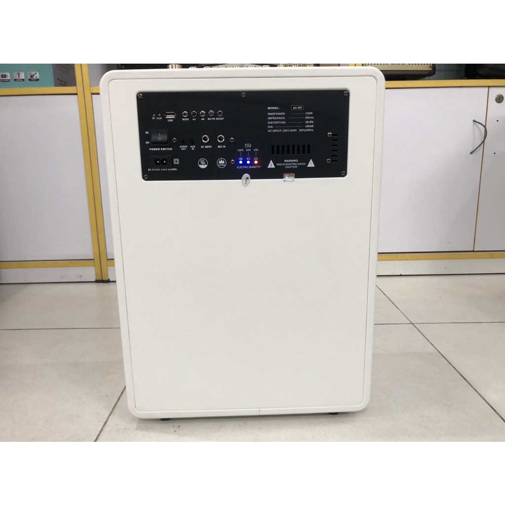 Loa Kéo Karaoke Kcbox KC 450 PLus – Loa Xách Tay Chính Hãng KCBOX Cao Cấp Đủ 3 Màu Nâu, Đen, Trắng
