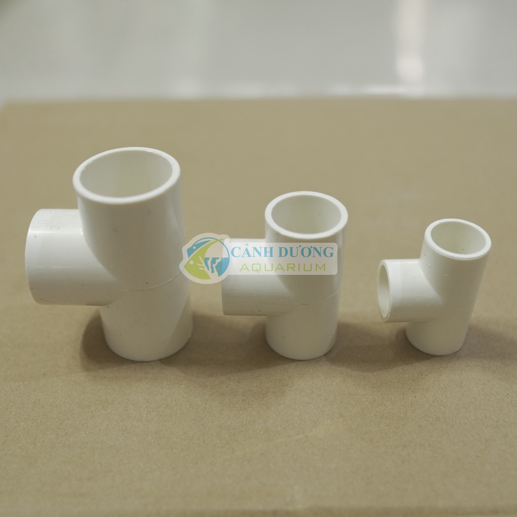 Tê chia 3 U-PVC Phi 32-25-20 chuyên dùng cho hồ cá