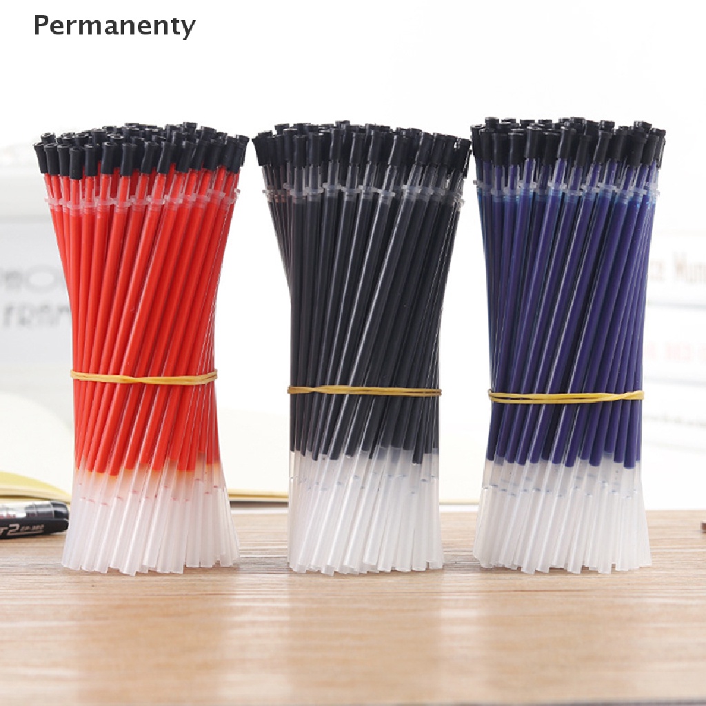 Set 10 Ruột Bút Mực Gel 0.38mm Màu Đen / Xanh Đỏ
