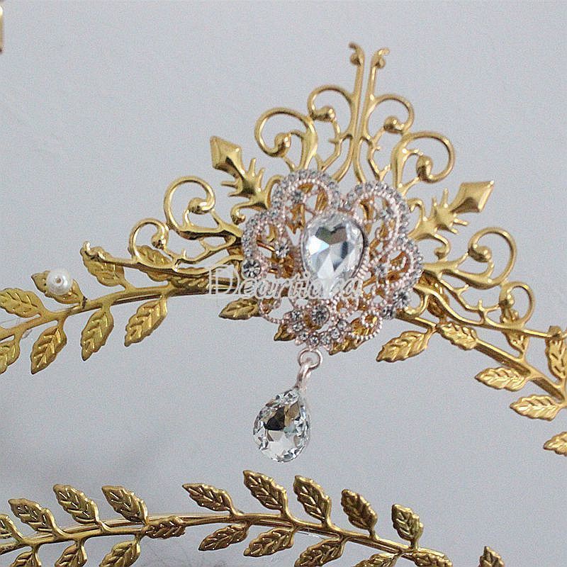 Vương miện trang trí tóc phong cách lolita xinh xắn