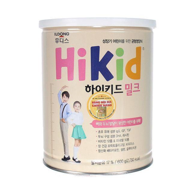 Sữa Hikid Hàn Quốc Tăng Chiều Cao Phát Triển Toàn Diện Cho Bé