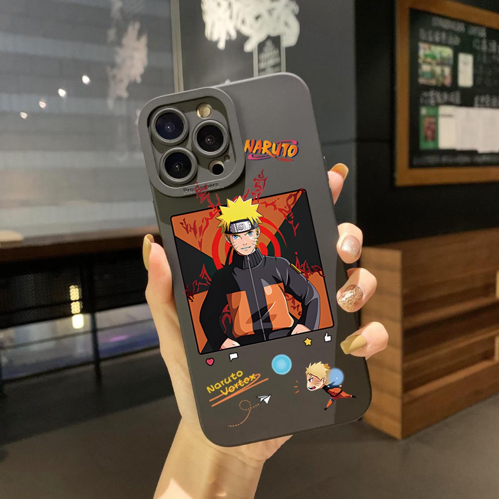 Ốp Điện Thoại Góc Vuông Hình Uchiha Sasuke Naruto Cho Xiaomi Redmi Note 11 Pro 5G 11S 10 Pro 4G 10S Redmi 10C 9C A1