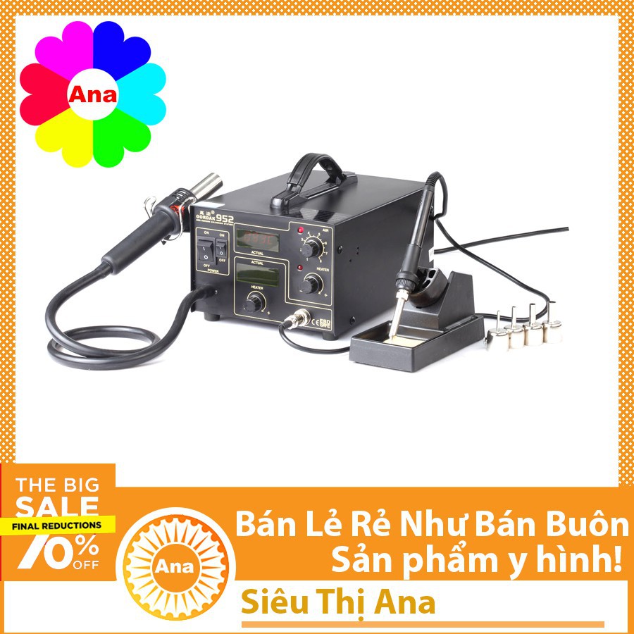 Máy Khò Nhiệt Và Hàn Thiếc 2 in 1 Gordak 952