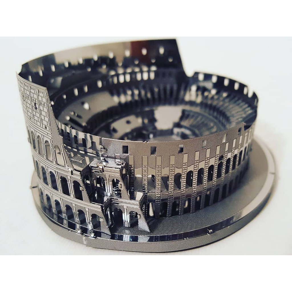 Mô Hình Kim Loại 3D Lắp Ráp Đấu Trường La Mã Tại Italy Rome