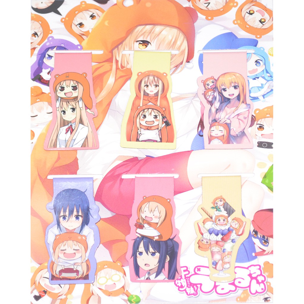 [thanh lý bán lỗ] Bộ 6 Bookmark Anime nam châm - Himouto! Umaru-chan [AAM] [PGN25]