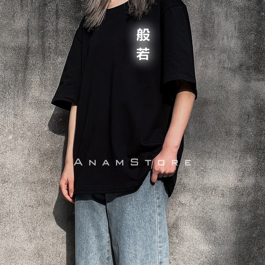 Áo thun phản quang tay lỡ nam nữ ONI07